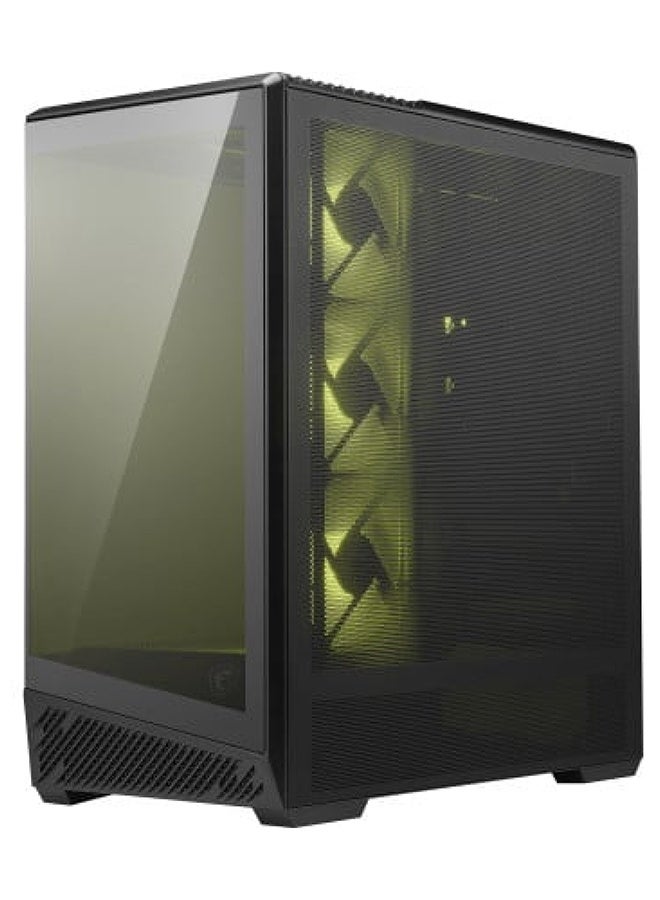 MSI MAG PANO 130R PZ Mid-Tower Gaming PC Case – 270° Tempered Glass, ARGB Fans, Vertical GPU Mount, 360mm Radiator & 10-Fan Cooling, Tool-less Panels, USB-C & USB 3.0, Cable Management, Magnetic Dust Filters, Black | 306-7G32R21-HH9 - Image 4